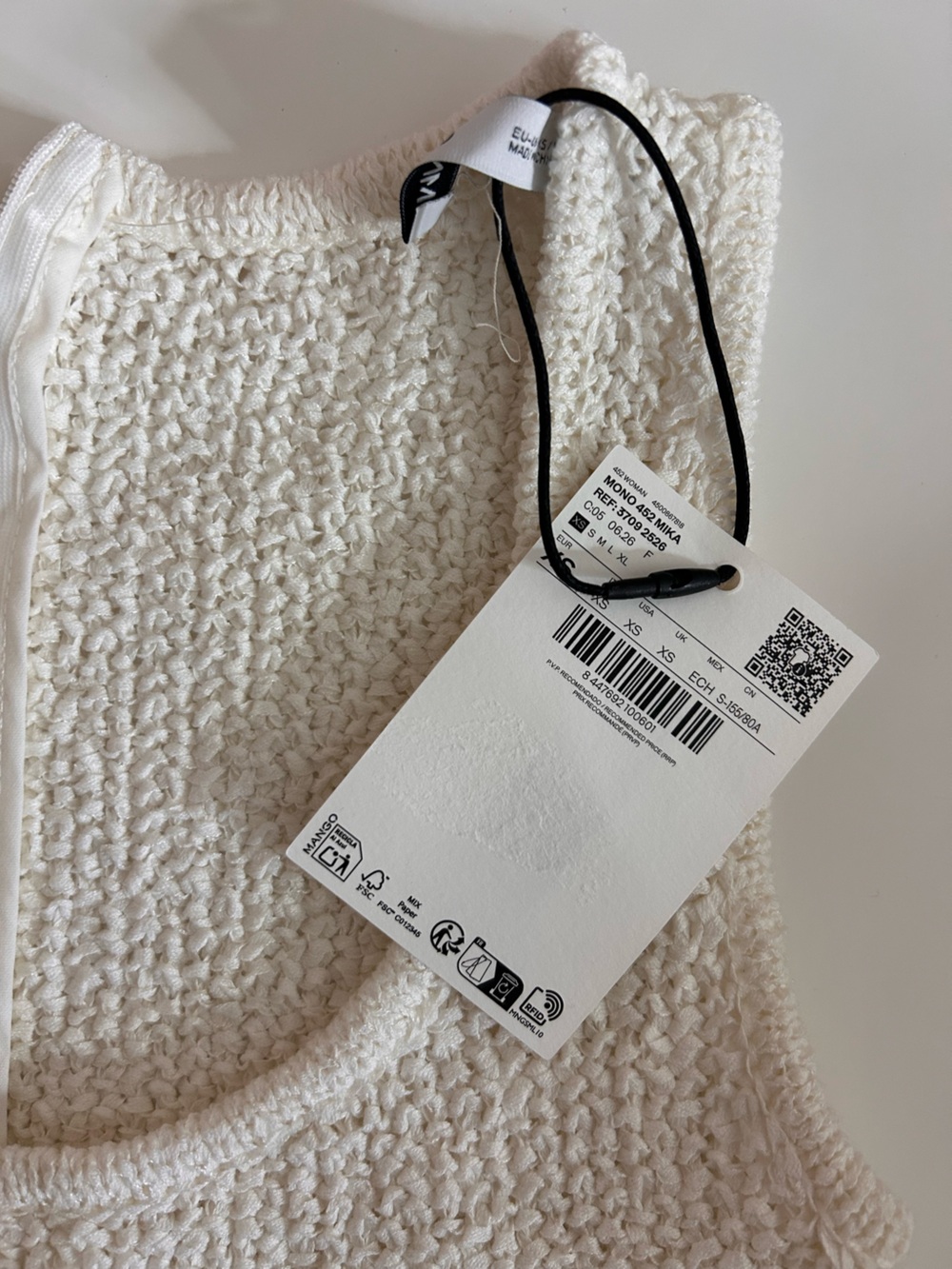 NWT (size XS) COMBINED KNIT JUMPSUIT WITH BELT - Picture 7 of 9